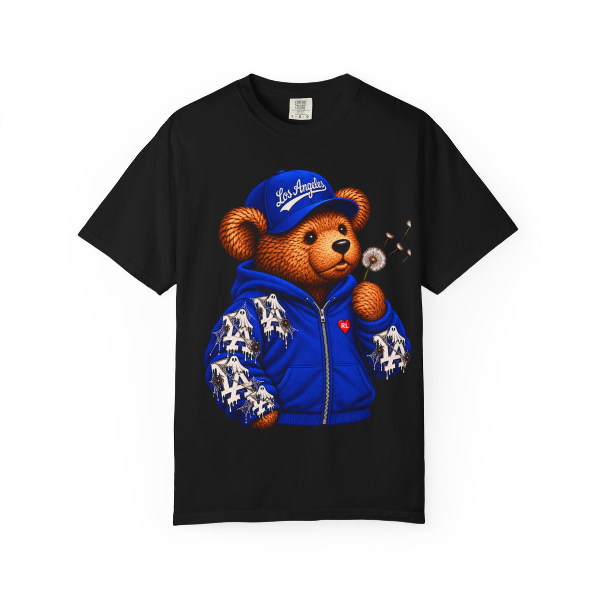 Bear in Blue NOT LA Cap T-Shirt