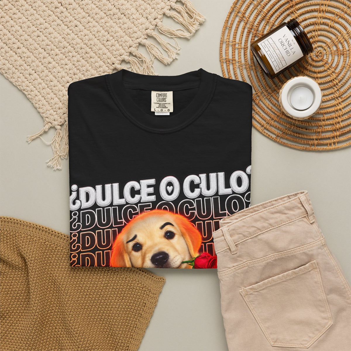 Dulce O Culo Funny Halloween Puppy T-Shirt