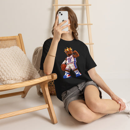 Bron Hoop Tee -Philly King Basketball T‑Shirt – Retro Basketball Player Graphic Tee