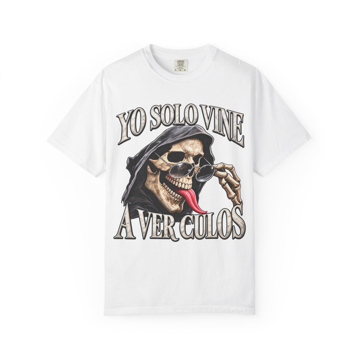 Yo Solo Vine a Verlos Skull Graphic T-Shirt