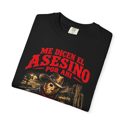 Me Dicen El Asesino Skeleton Accordion Player Graphic T-Shirt