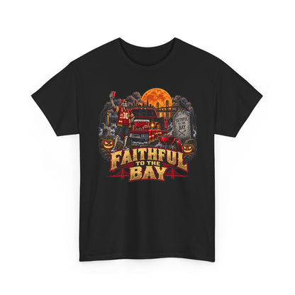 Faithful to the Bay T-Shirt — Halloween San Francisco Firetruck Pumpkins Tee
