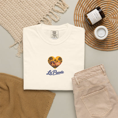 La Puente Sunset T-Shirt — Retro Palm Beach Graphic Tee