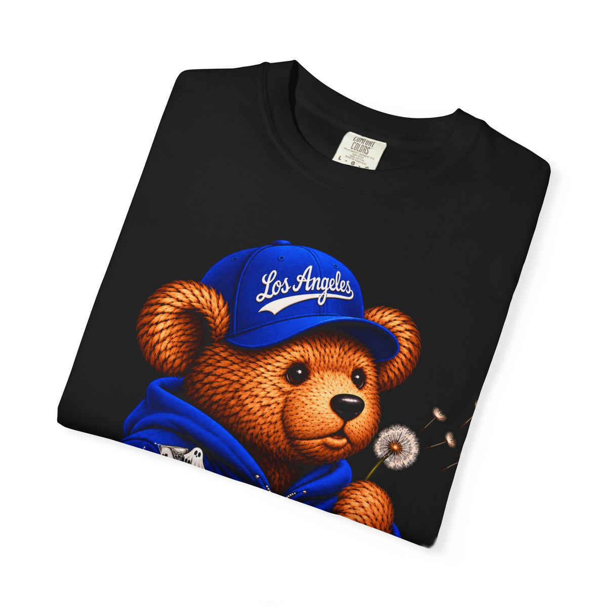 Bear in Blue NOT LA Cap T-Shirt