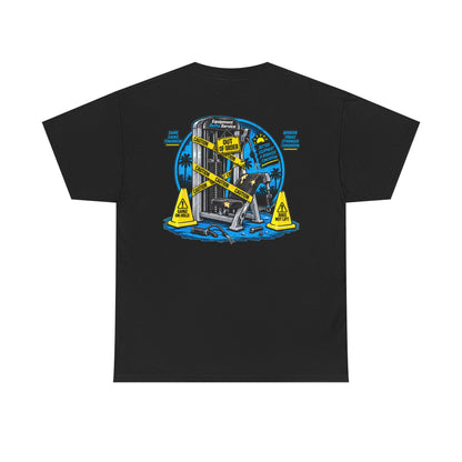 Equipment Outta Service — Gym Parody Tee