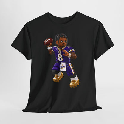 Action Jackson No. 8 Tee – Dual-Threat QB Fan Shirt