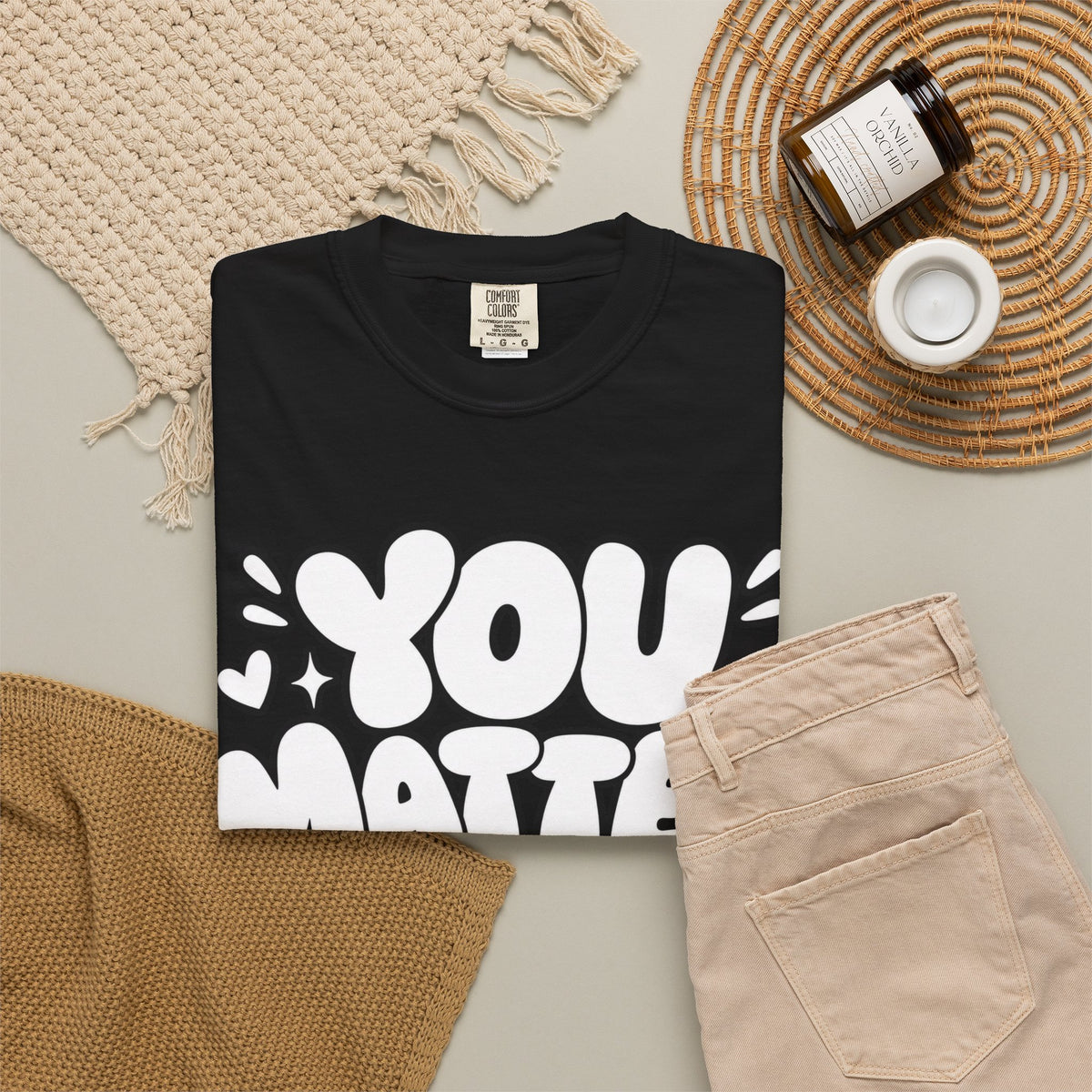 You Matter T-Shirt — Positive Message Graphic Tee ("You Matter, Even When Your Mind Says Otherwise")