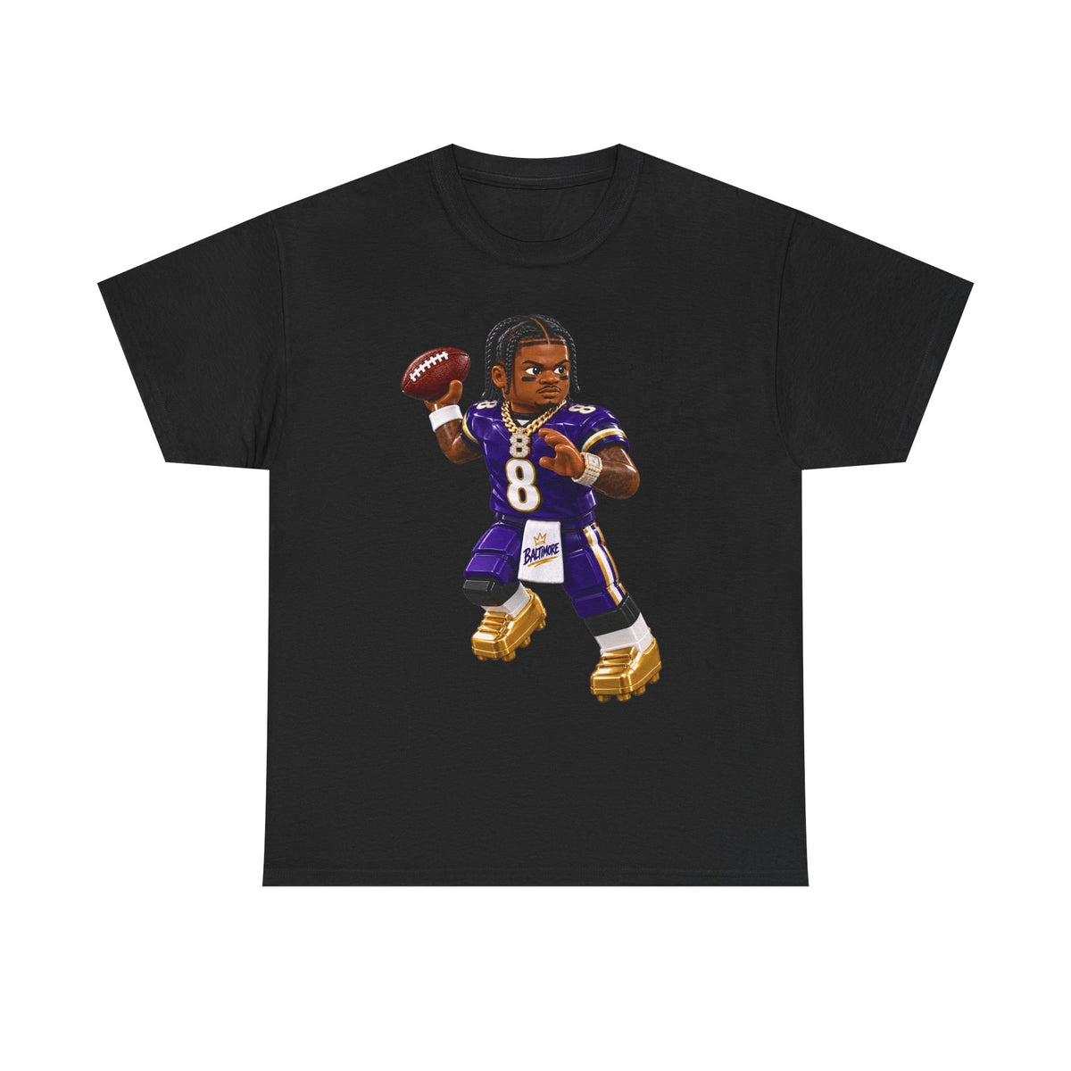 Action Jackson No. 8 Tee – Dual-Threat QB Fan Shirt