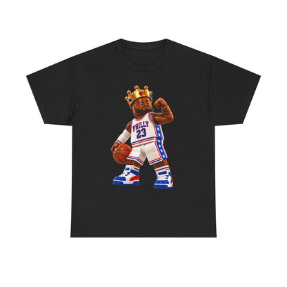 Bron Hoop Tee -Philly King Basketball T‑Shirt – Retro Basketball Player Graphic Tee
