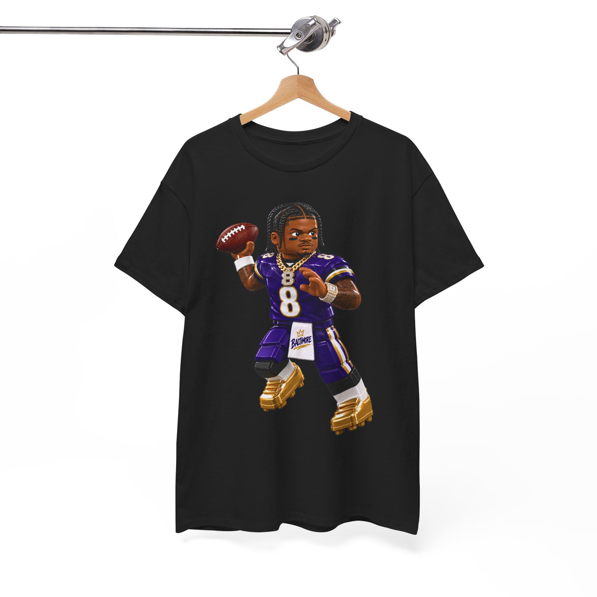 Action Jackson No. 8 Tee – Dual-Threat QB Fan Shirt