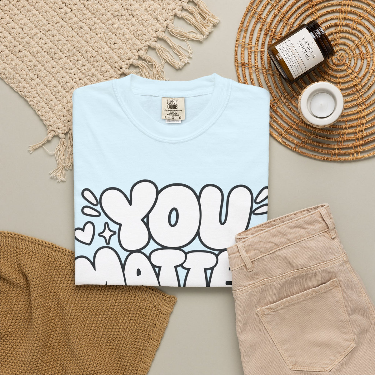 You Matter T-Shirt — Positive Message Graphic Tee ("You Matter, Even When Your Mind Says Otherwise")