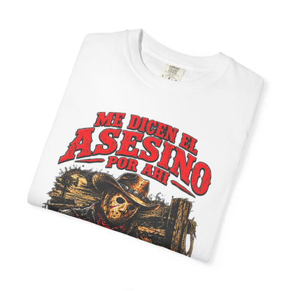 Me Dicen El Asesino Skeleton Accordion Player Graphic T-Shirt