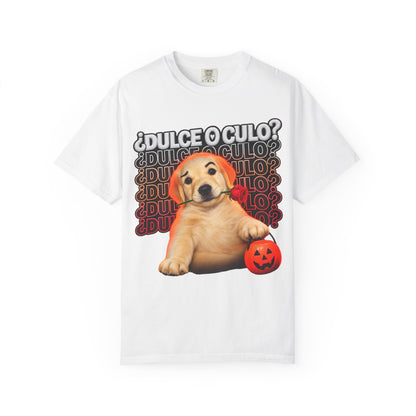 Dulce O Culo Funny Halloween Puppy T-Shirt