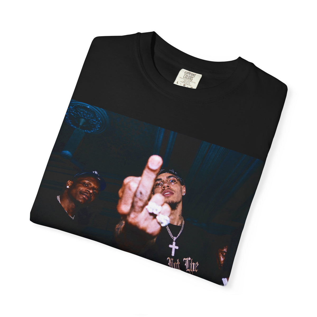 La Melo & Ant -Black Streetwear Photography T-Shirt