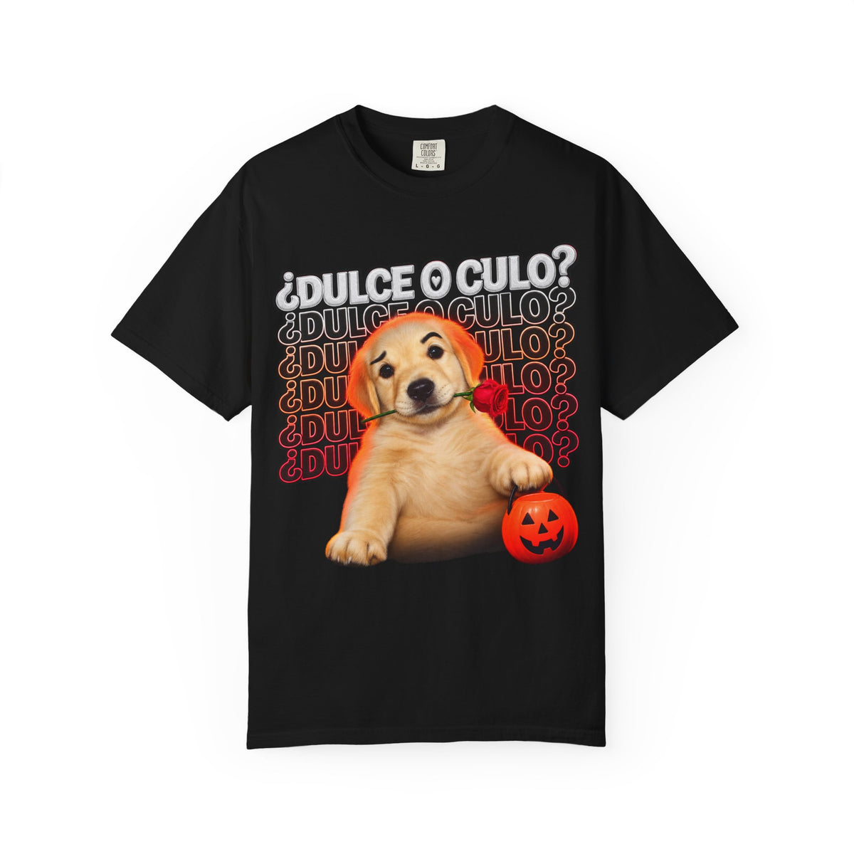 Dulce O Culo Funny Halloween Puppy T-Shirt