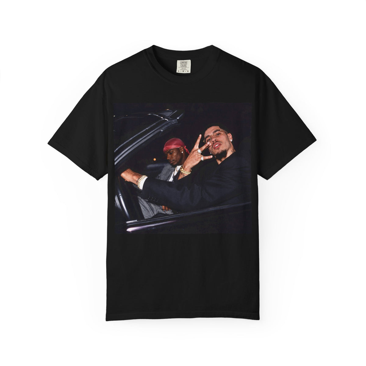 La Melo & Ant -Black Streetwear Photography T-Shirt