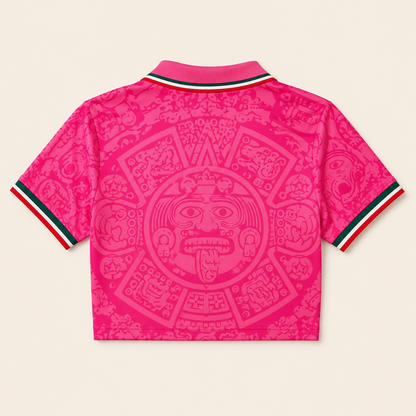 Mexico 2026 Pink 98 Inspired Jersey -Crop Top